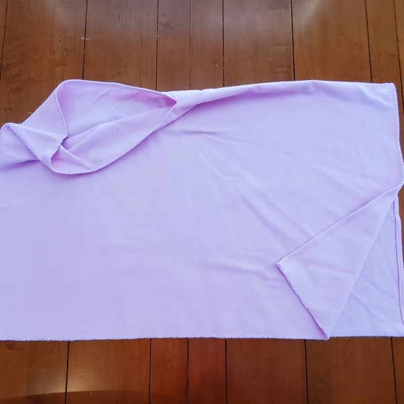 Soft flannel fleece poncho - Picture 4 of 5